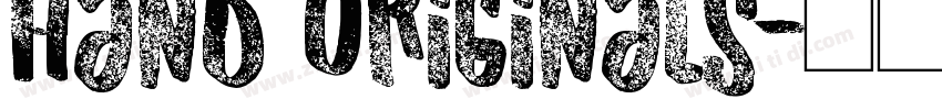Hand Originals字体转换